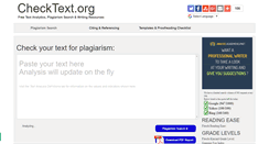 Desktop Screenshot of checktext.org