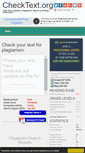 Mobile Screenshot of checktext.org